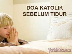 Doa Tidur Katolik Singkat